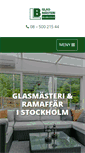 Mobile Screenshot of lbglas.se